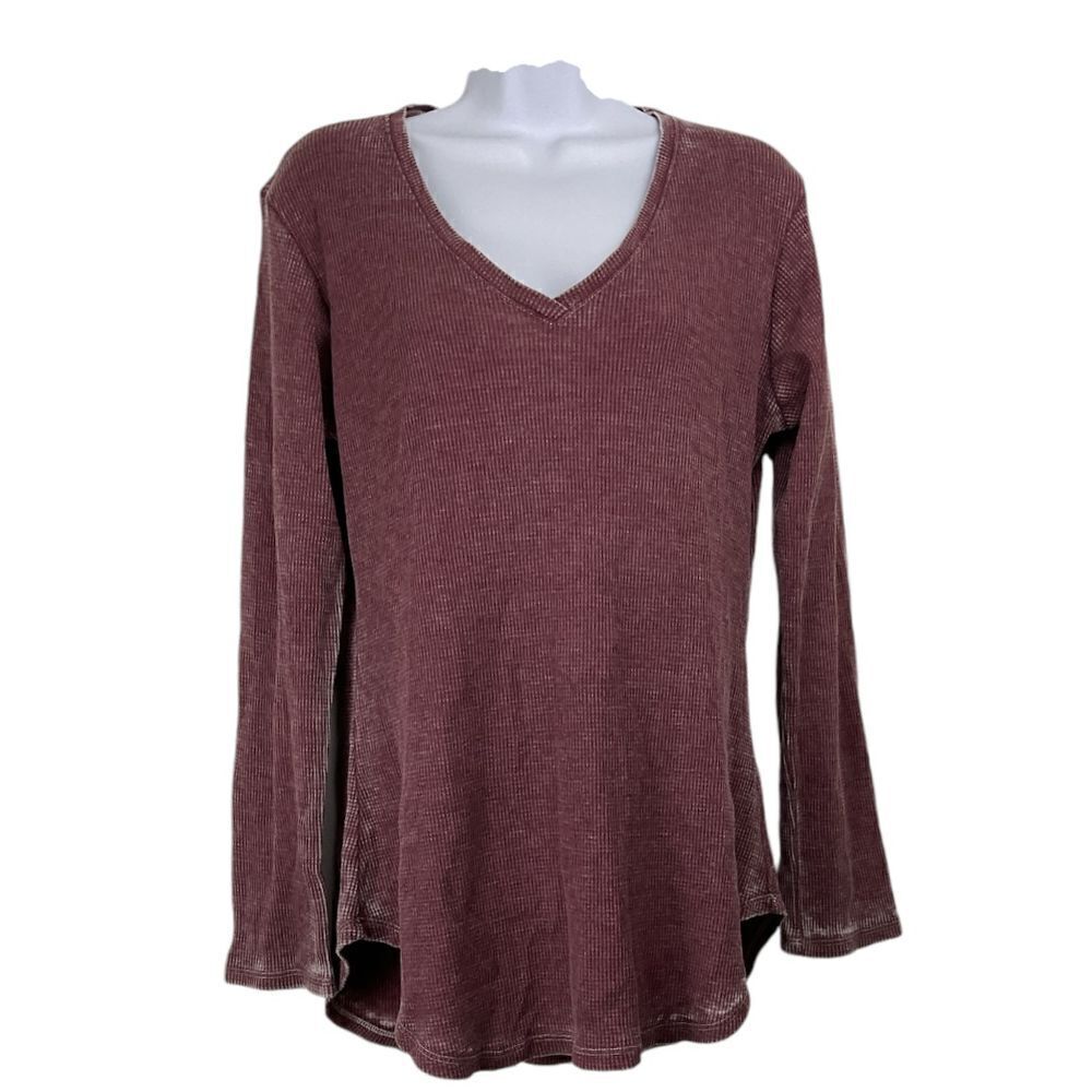 Go Couture Vintage Edition Womens Long Sleeve Top Sz XL Boho Distressed Grunge